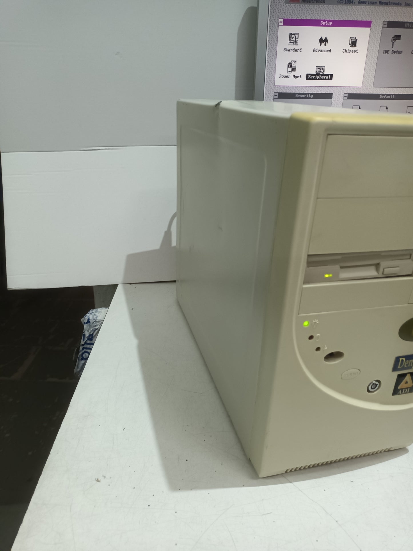 Pc retro, Pentium, caja at con display (n-19)