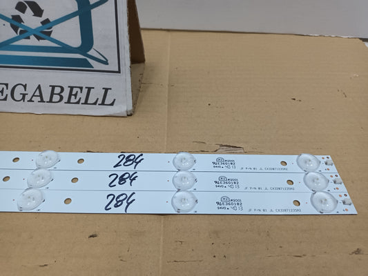 SCHNEIDER YURA 3225 PVR, KIT TIRAS LED (ref,284)