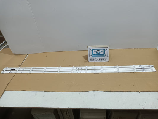 KIT 4 tiras de retroiluminación de XIAOMI L55M6-6EAEU,