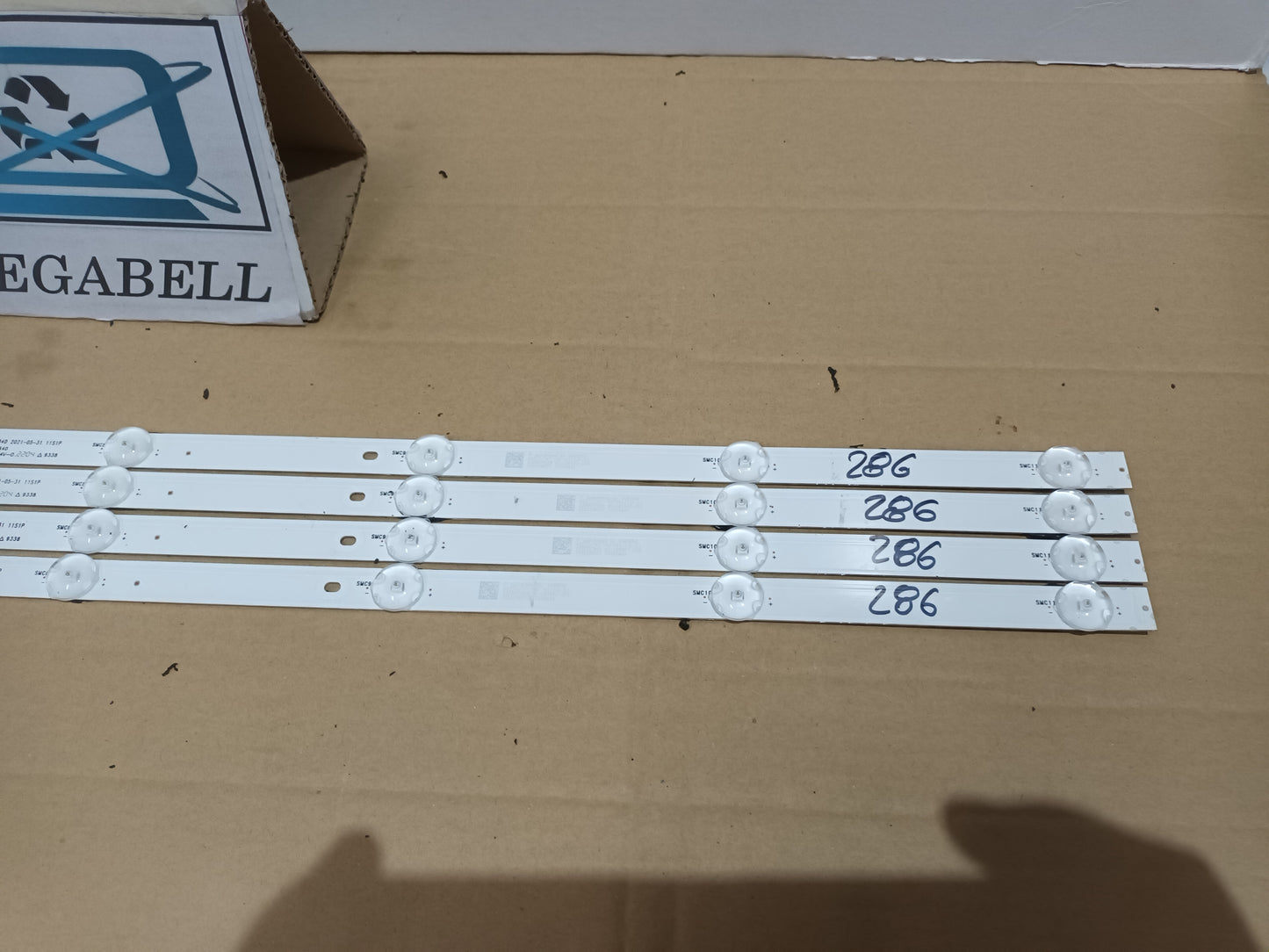 XIAOMI L55M6-6EAEU, KIT TIRAS LED (ref,286)