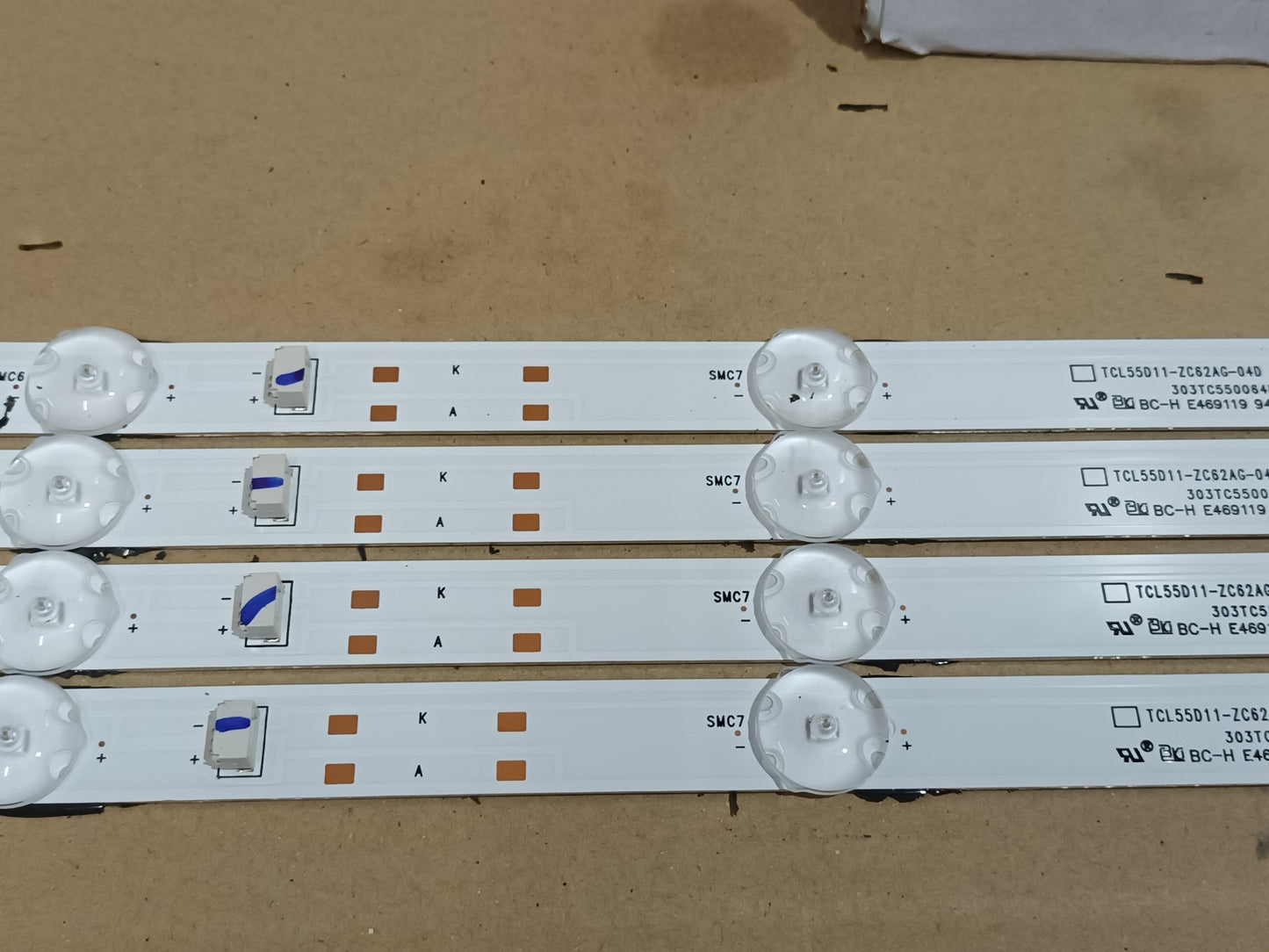 XIAOMI L55M6-6EAEU, KIT TIRAS LED (ref,286)