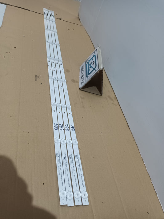 KIT 4 tiras de retroiluminación de XIAOMI L55M7-7AEU, nuevas