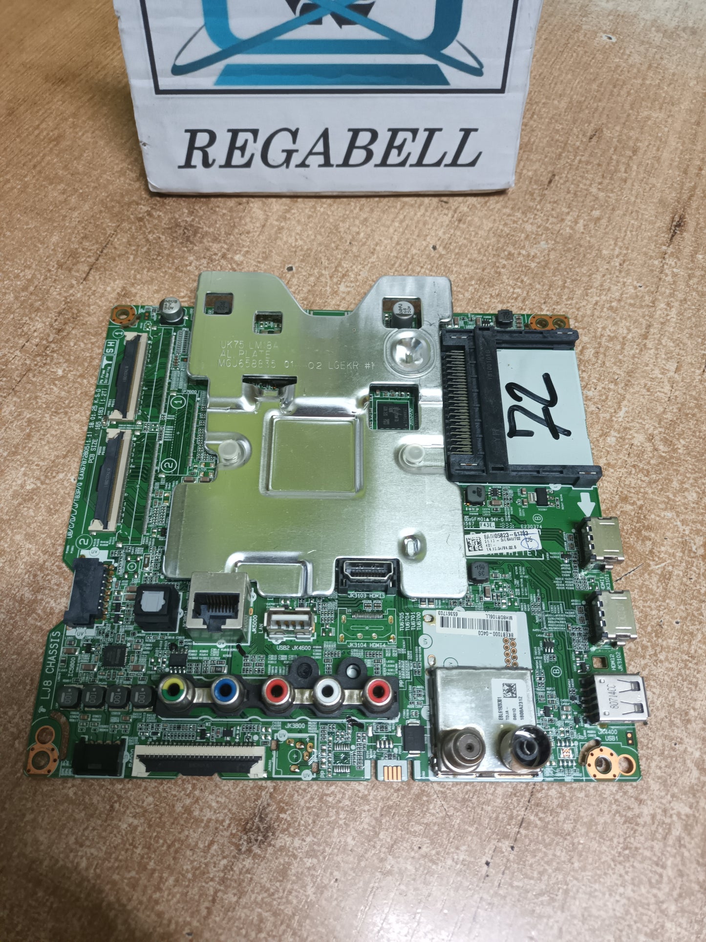 PLACA MAIN, EAX67872805(1.1), de tv LG43UK6200PLA,