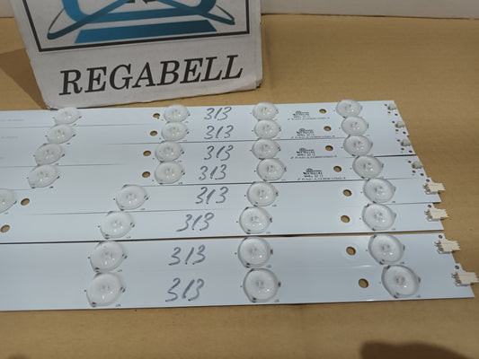 KIT 8 tiras de retroiluminación de INVES LED-3914FHD GR