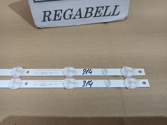 KIT 2 tiras de retroiluminación de NEVIR NVR-7704-22FD 2-N