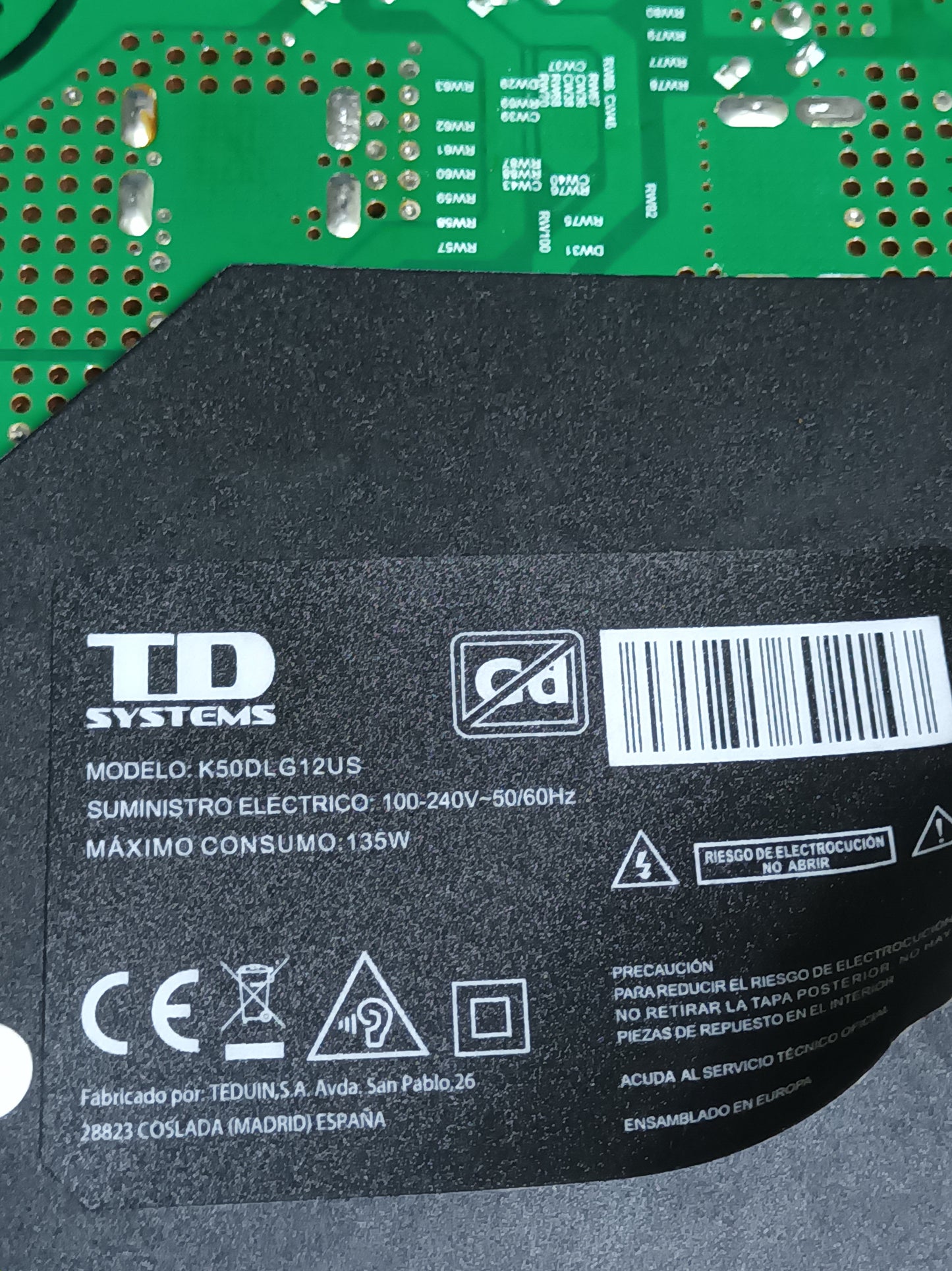 soporte de TD SYSTEMS K50DLG12US