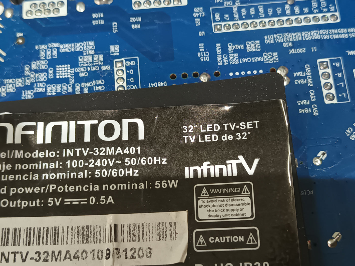 INFINITON INTV-32MA401, componentes (ref-13)