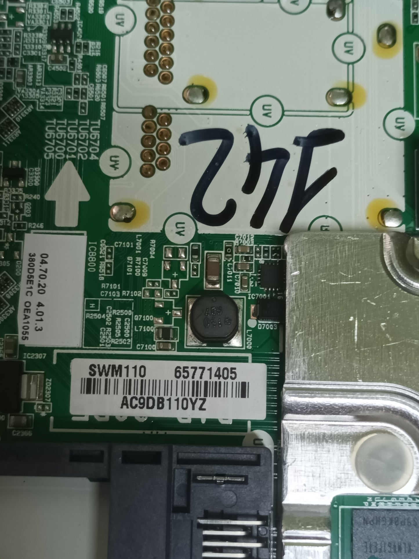 PLACA MAIN, EAX68253605(1.1), de tv LG55UM7450PLA,