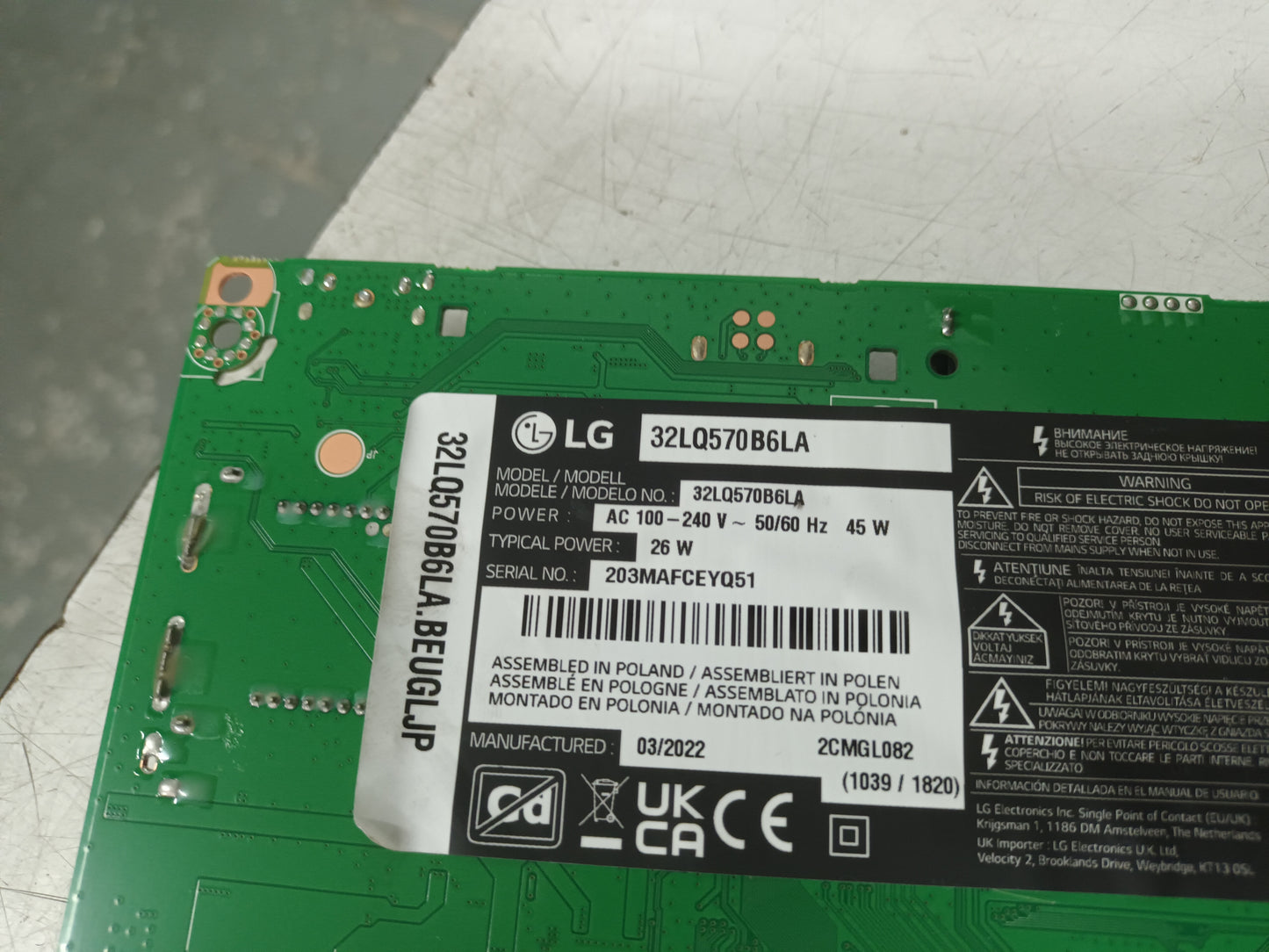 LG32LQ570B6LA, KIT TIRA LED (ref-327)