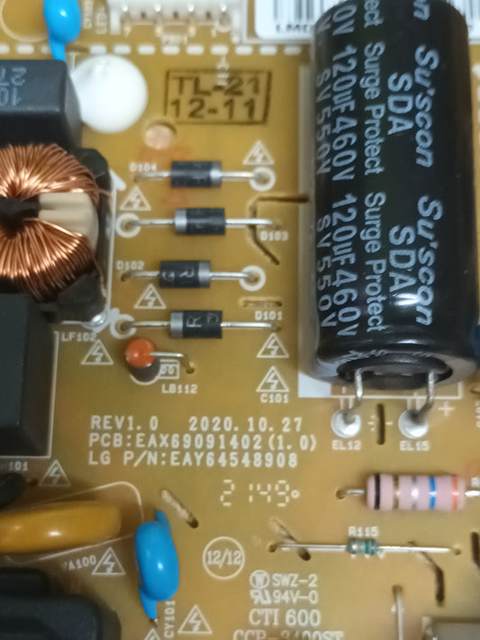 EAX66171501(2.0) de tv LG32LQ570B6LA,