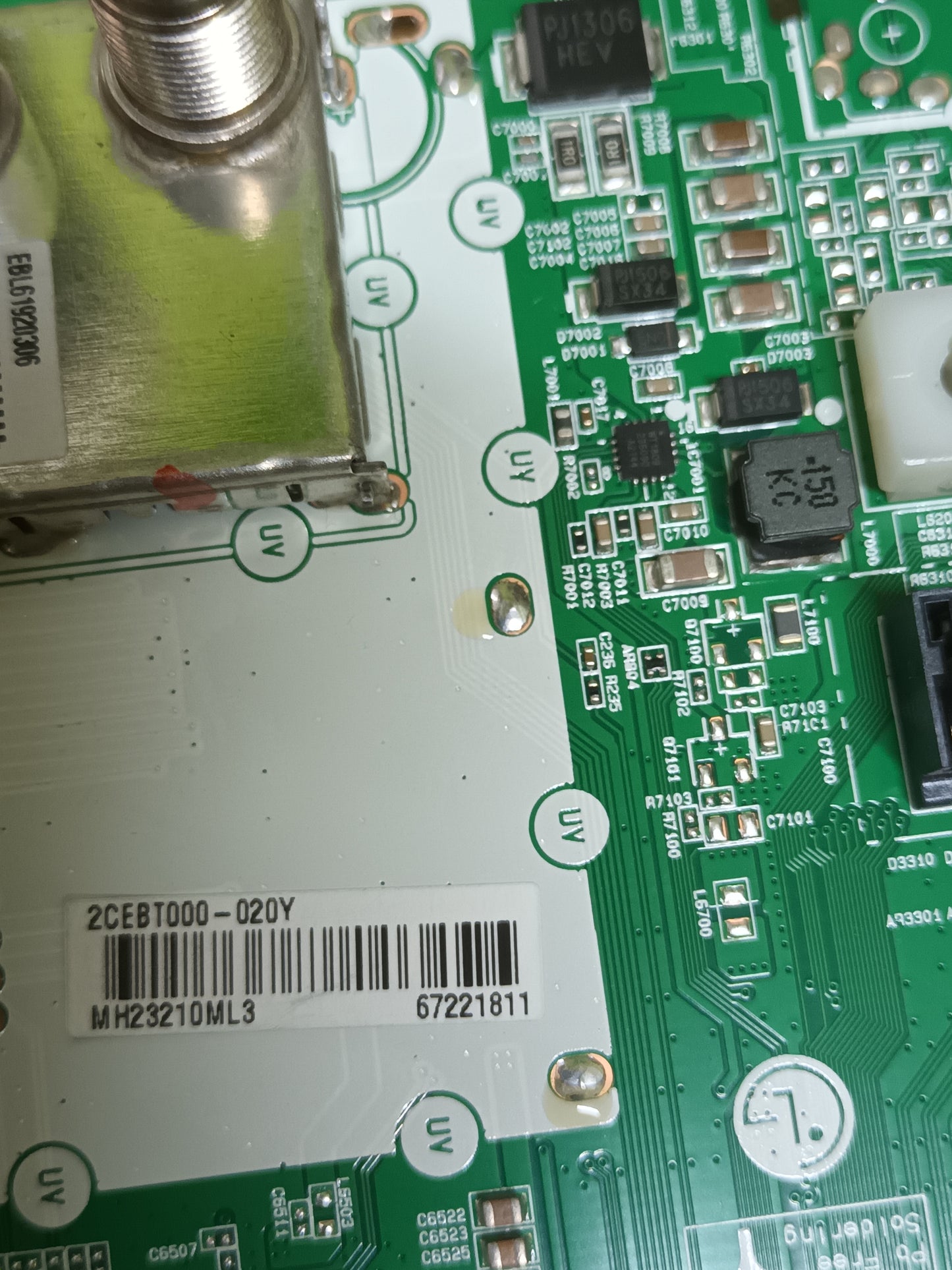 PLACA MAIN EAX69822903(1.0), de TV LG32LQ570B6LA,