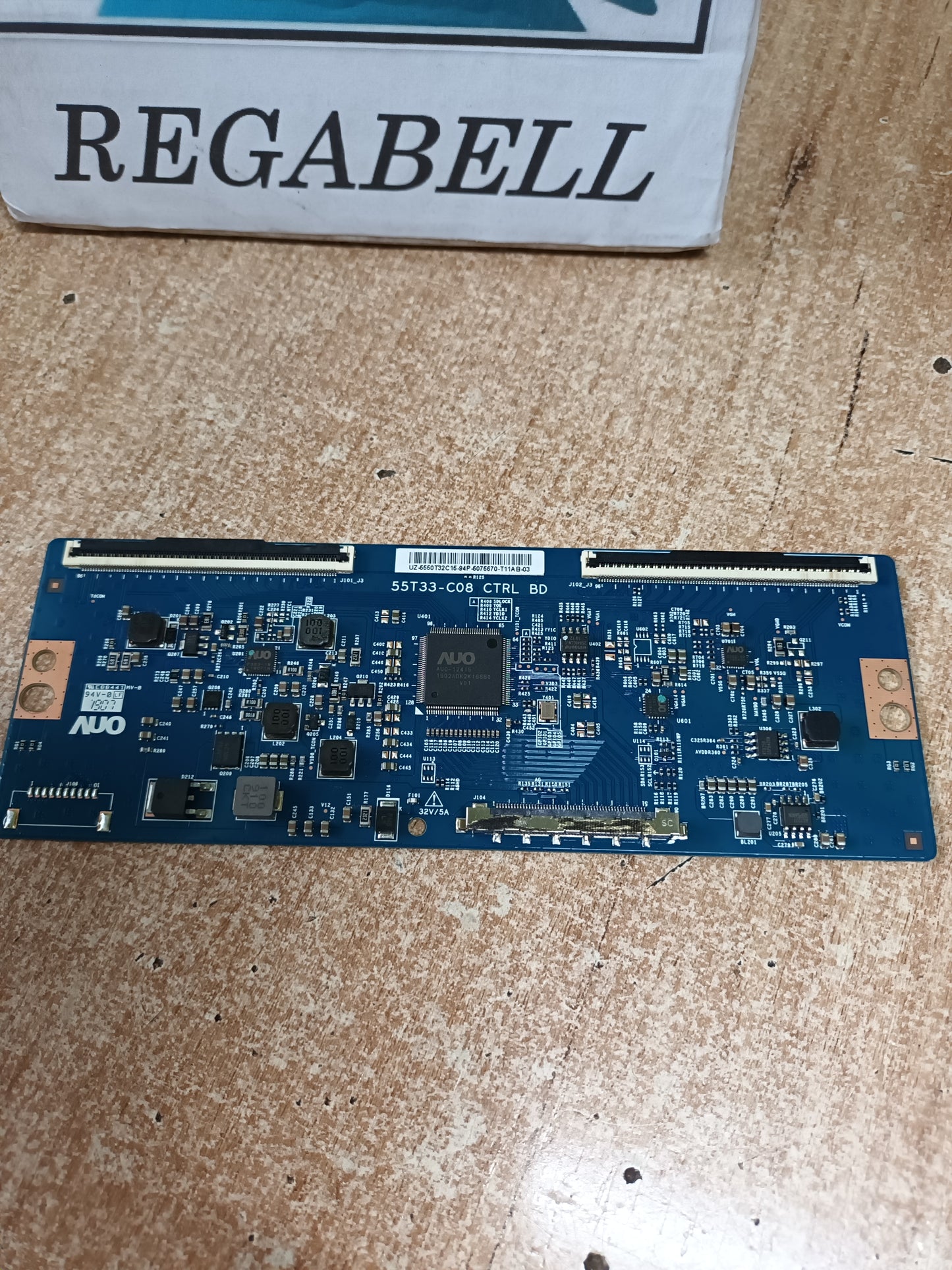 PLACA T-COM, 55T33-C08, desmontada de TV TD SYSTEMS K50DLX9US,