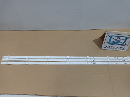 KIT 3 tiras de retroiluminación de GRUNDIG 43GFU7800BE