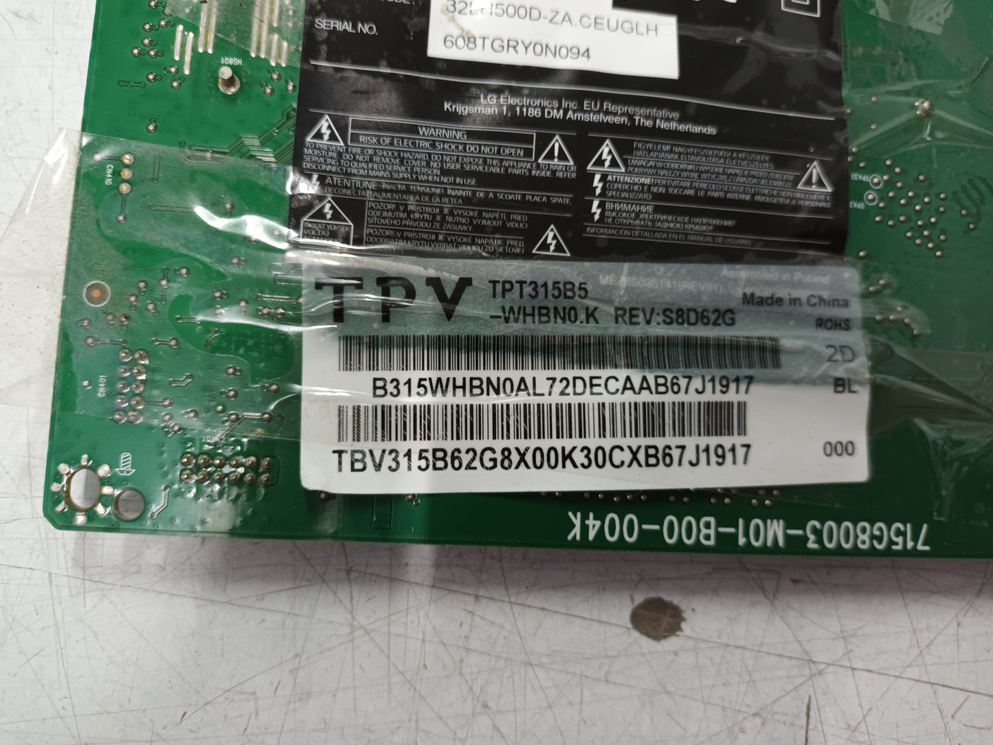715G8003-M01-B00-004K, de LG43LH500