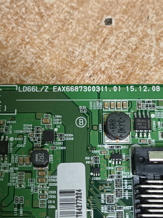 Placa main, EAX66873003(1.0), de tv LG43LH570V,