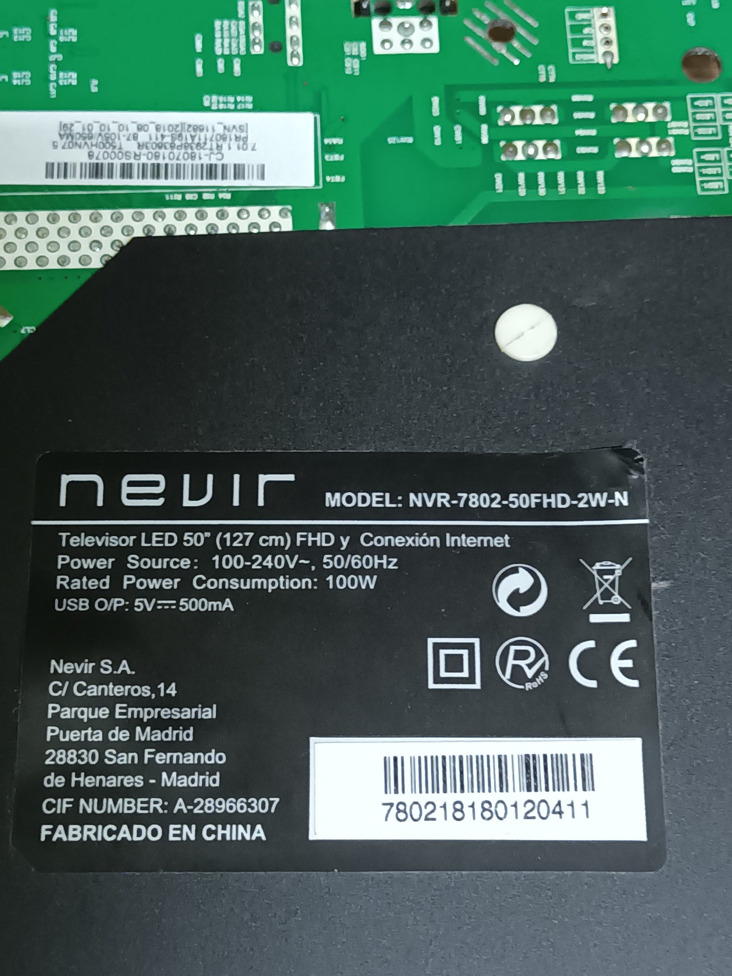 T500HVN07.5, de NEVIR NVR-7802-50FHD-2W