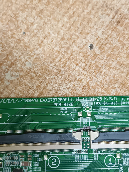 Placa main, EAX67872805(1.1), de tv LG55UK6470PLC