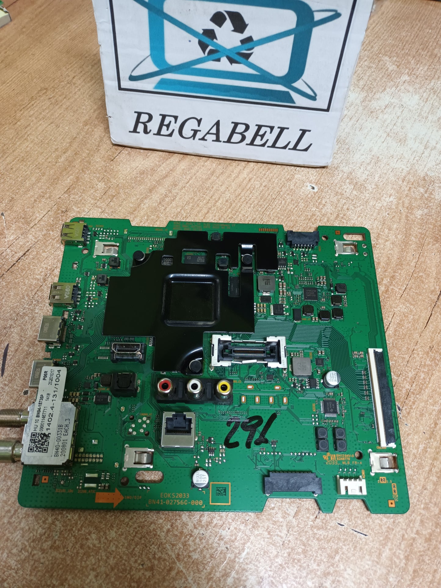 PLACA MAIN, BN94-15735P, de TV SAMSUNG QE55Q60TAU