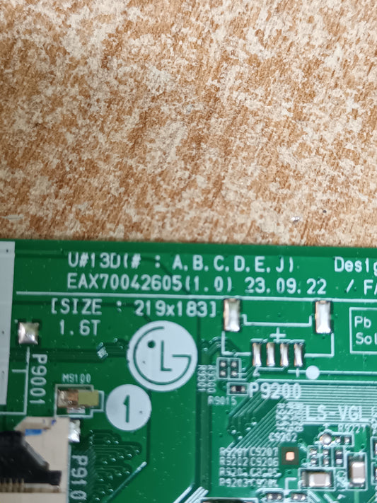 PLACA MAIN, EAX70042605(1.0), EBT67415003, de TV LG65UR781COLK, ES NUEVA SIN USAR