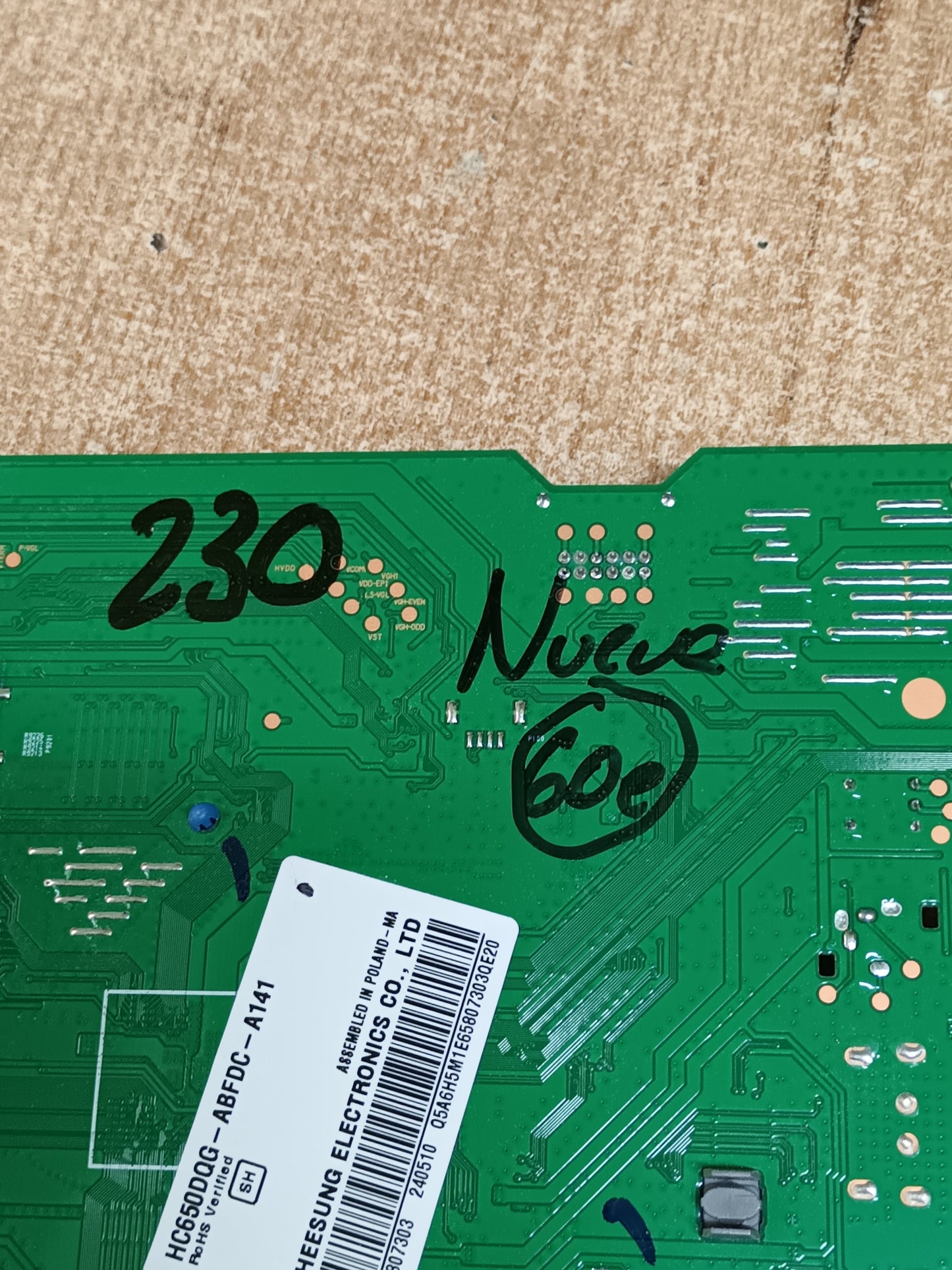 EAX70042605(1.0), de LG65UR781COLK, NUEVA
