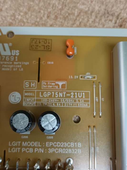 EAX69501502(1.0), de TV LG75UR80006LJ, NUEVA SIN USAR,