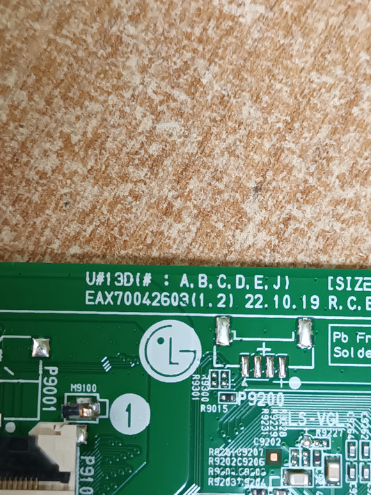 PLACA MAIN, EAX70042603(1.2), EBT67413003, de TV LG75UR80006LJ, NUEVA SIN USAR