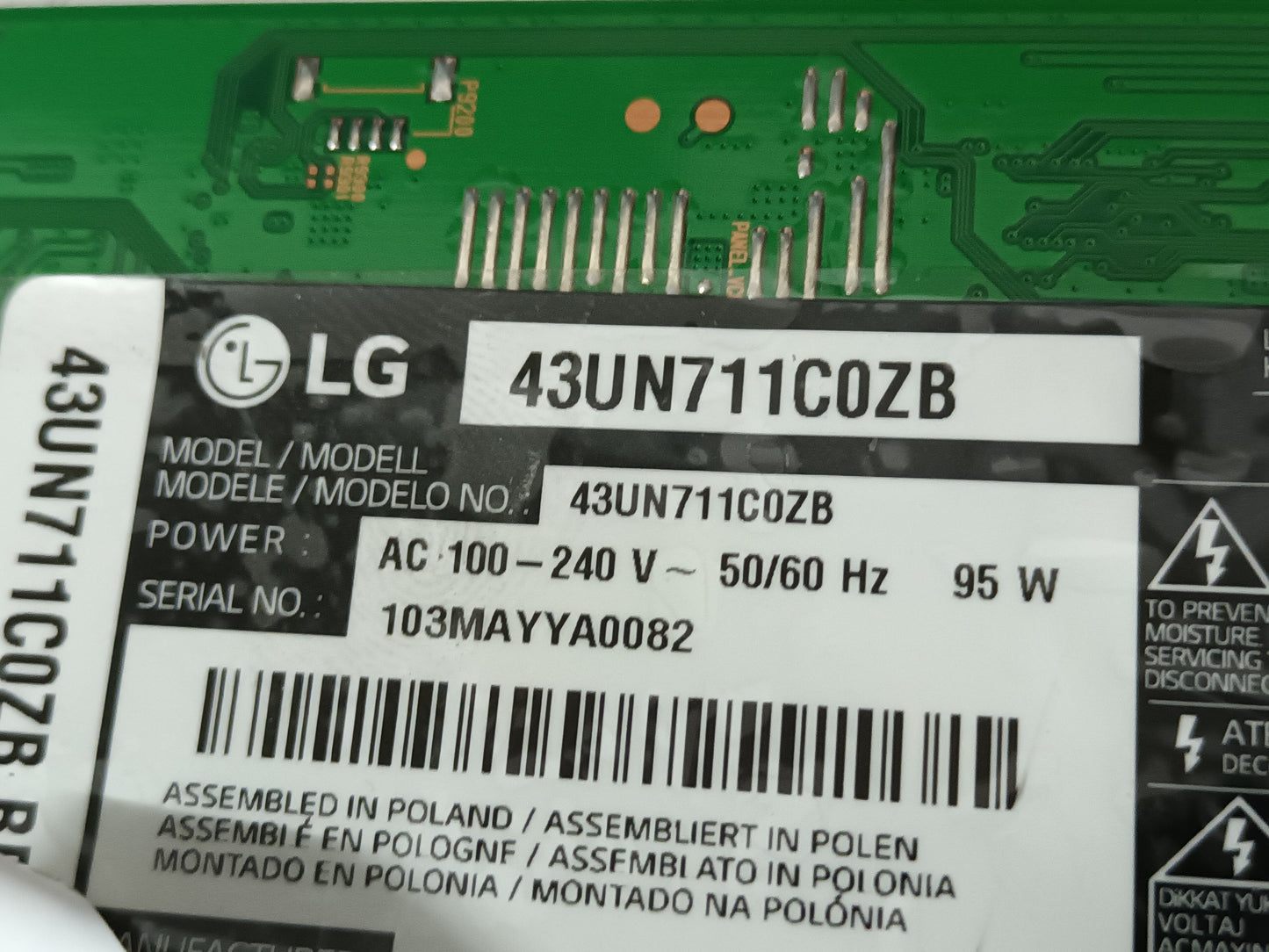 LG43UN711C0ZB, KIT TIRAS LED NUEVAS, (ref,339)