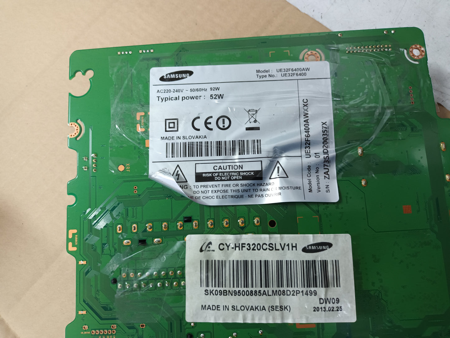 SAMSUNG UE32F6400AW, componentes, (ref-56)