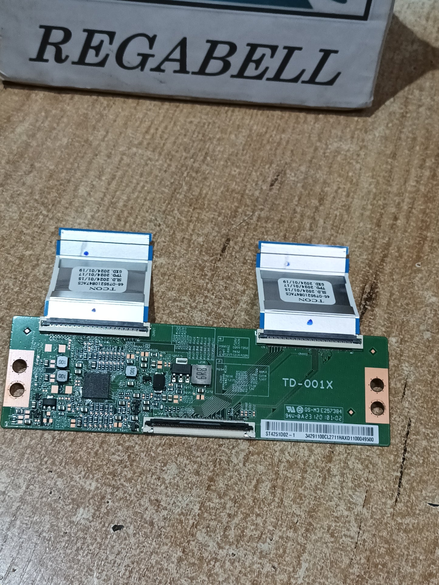 PLACA T-COM, TD-001X, de TV XIAOMI TV L43MA-AUEU, NUEVA