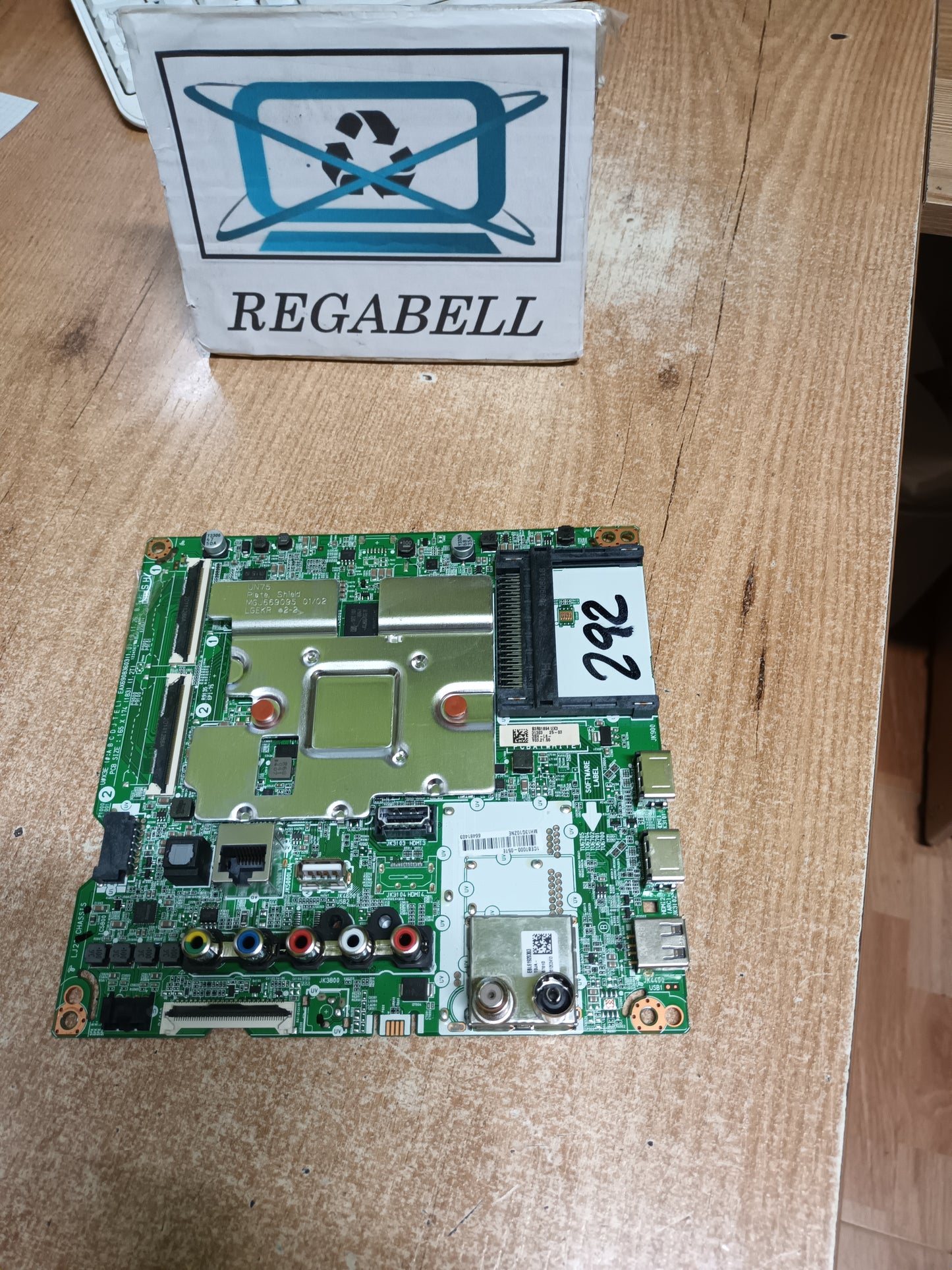 PLACA MAIN, EAX69083603(1.0), EBT66481403, de TV LG43UN711C0ZB, NUEVA SIN USAR