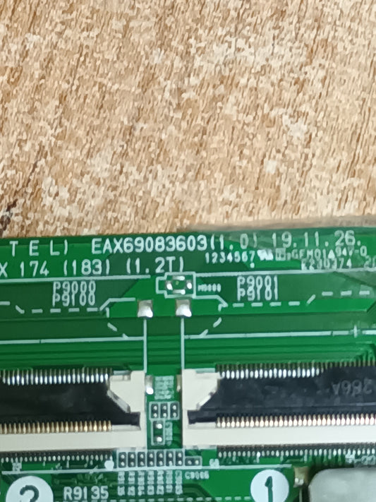 PLACA MAIN, EAX69083603(1.0), EBT66481403, de TV LG43UN711C0ZB, NUEVA SIN USAR