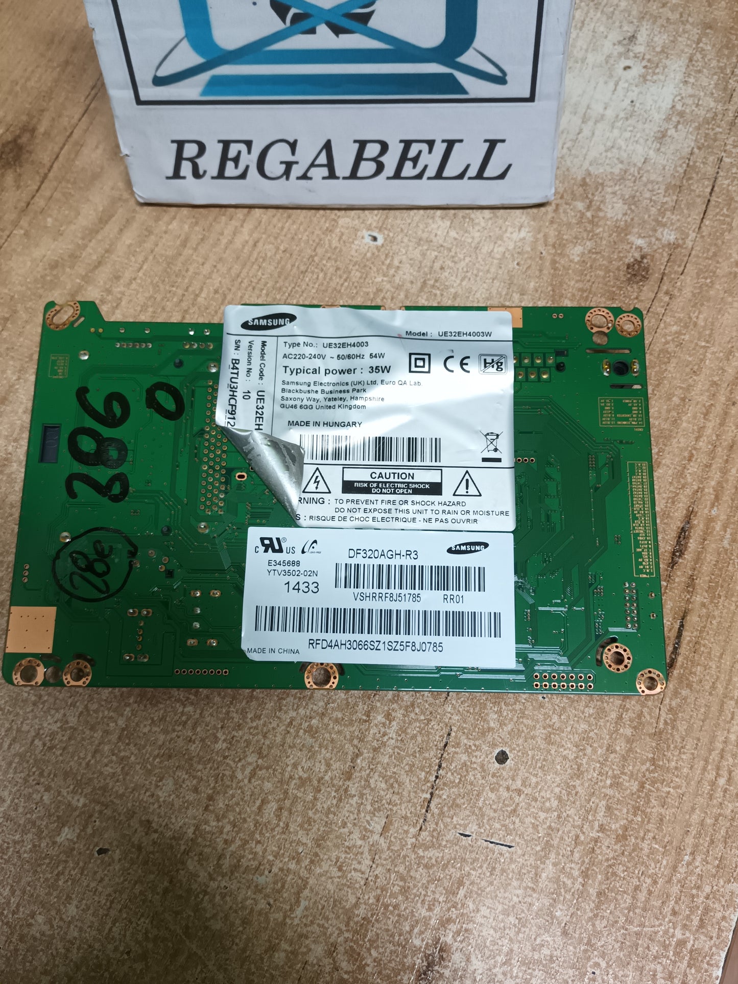 PLACA MAIN, BN94-08039G, de TV SAMSUNG UE32EH4003,