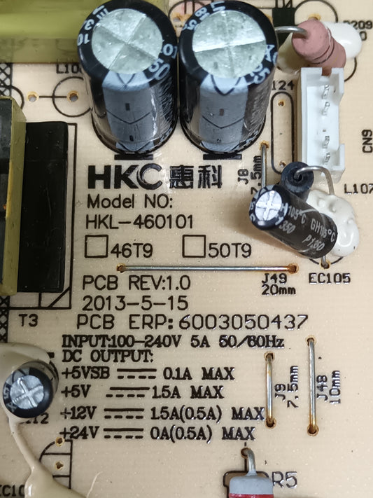 HKL-460101, de televisión INVES LED-4614FHD GR,