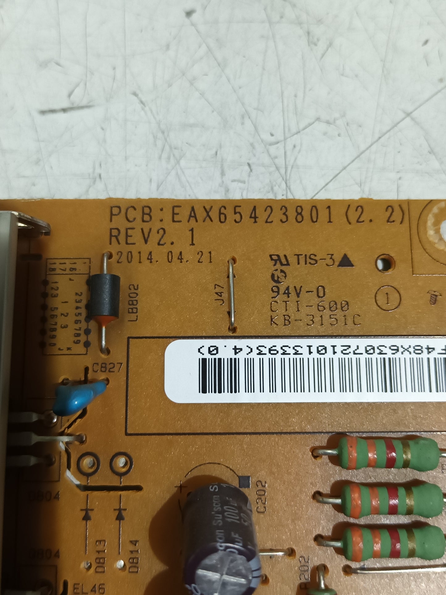 EAX65423801(2.2), de LG49LB5500