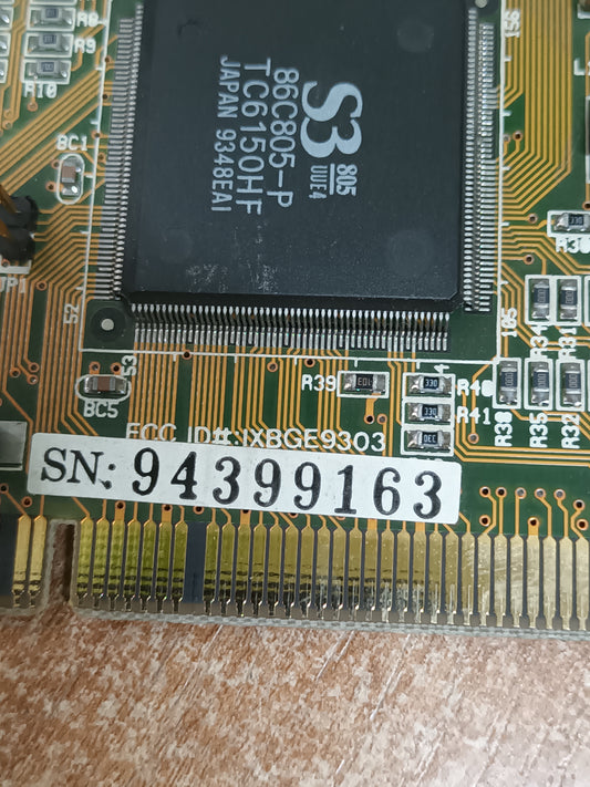 TARJETA GRÁFICA PHÖENIX BIOS S3 805 1MB