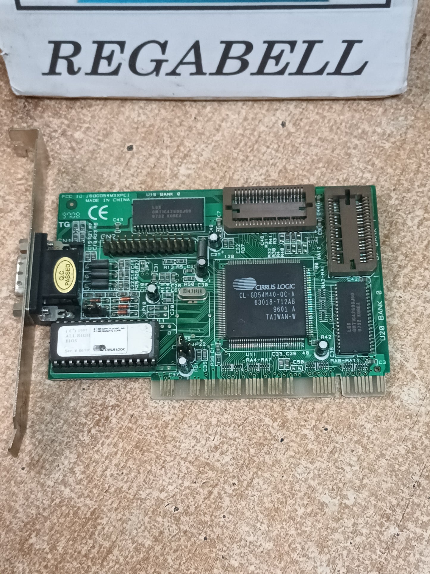 tarjeta grafica, CIRRUS LOGIC CL-GD54M40-QC-A, PCI