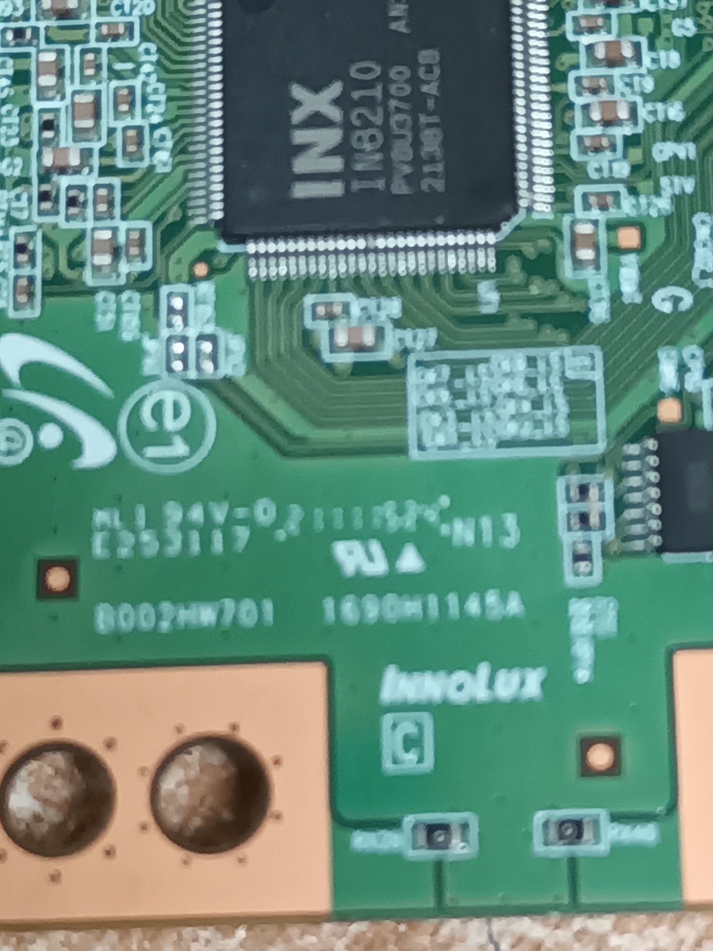 PLACA T-COM, B002HW701, desmontada de televisión JVC LT43VA3000,