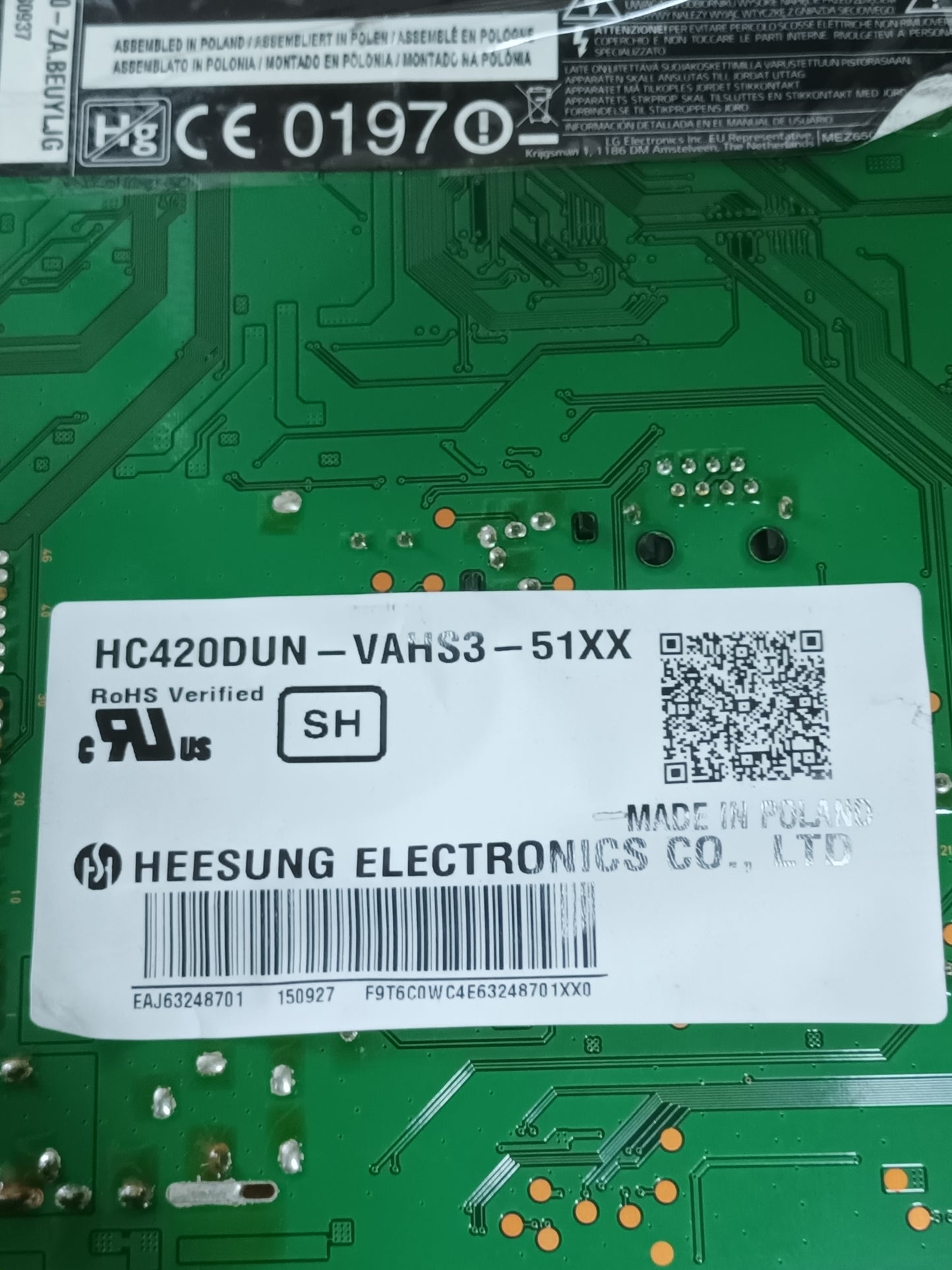 T550HVN08.1, de LG42LF5800