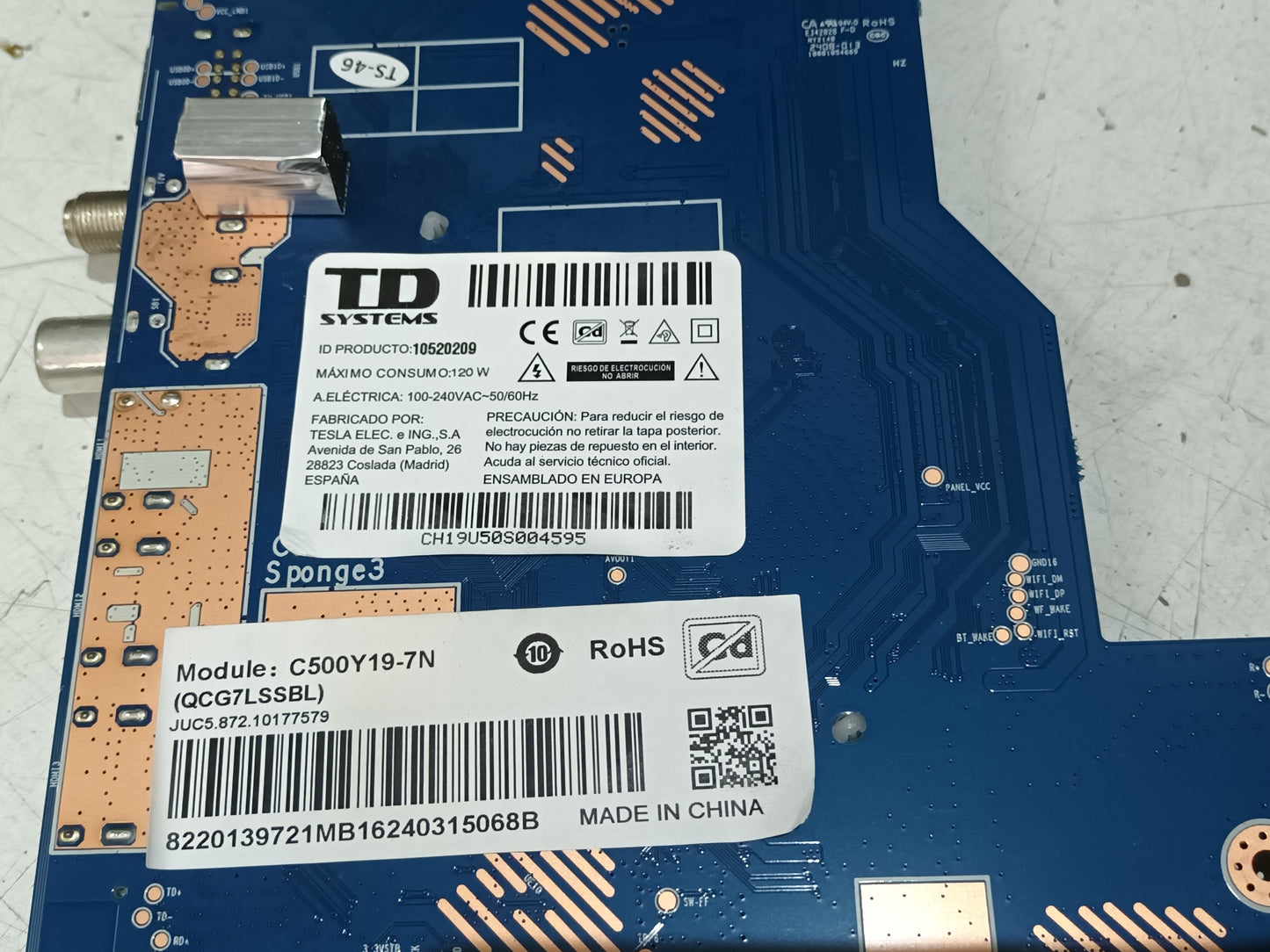 TD SYSTEMS 10520209, COMPONENTES (ref-67)