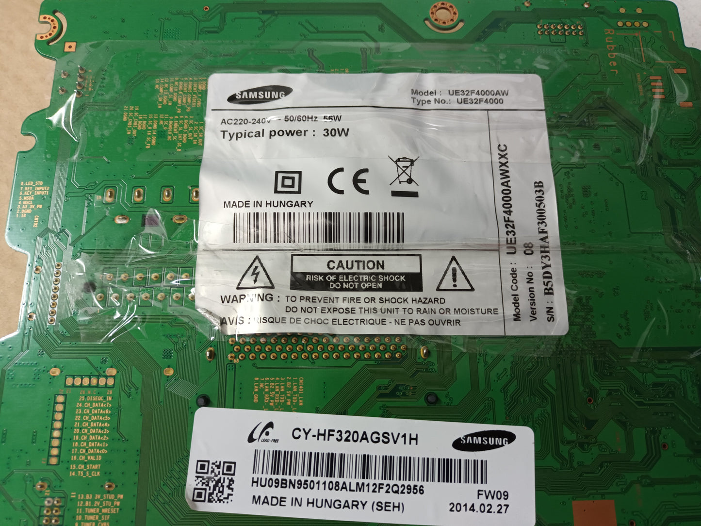 SAMSUNG UE32F4000AW COMPONENTES, (ref-71)