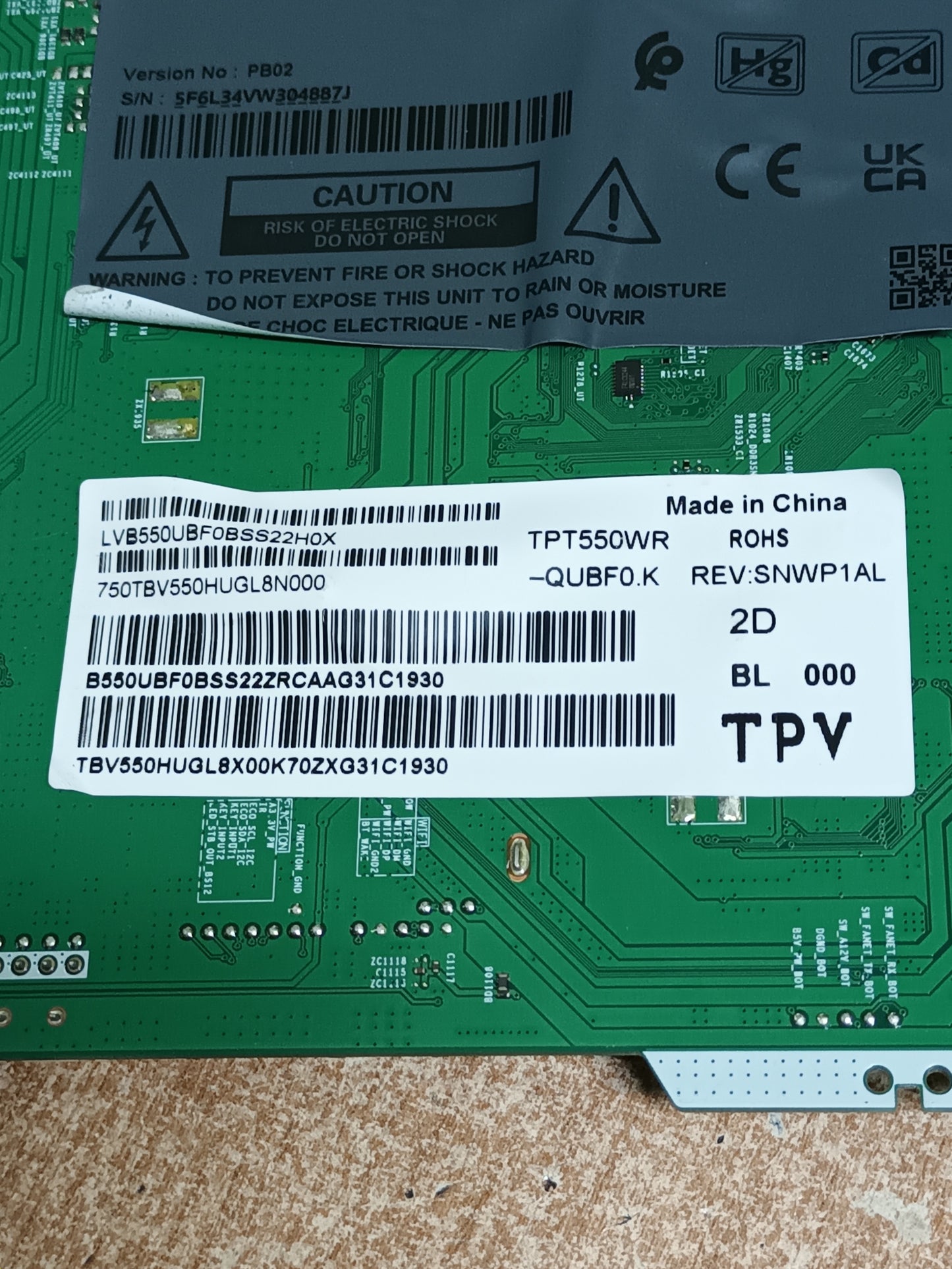 PLACA MAIN, BN96-55140E, de tv Samsung UE55AU7025K
