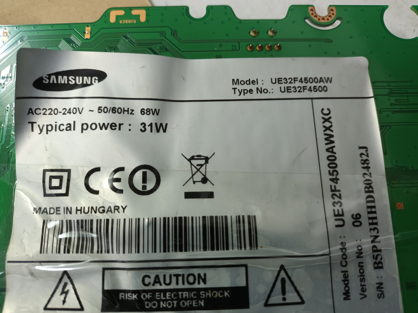SAMSUNG UE32F4500AW, COMPONENTES, (ref-75)
