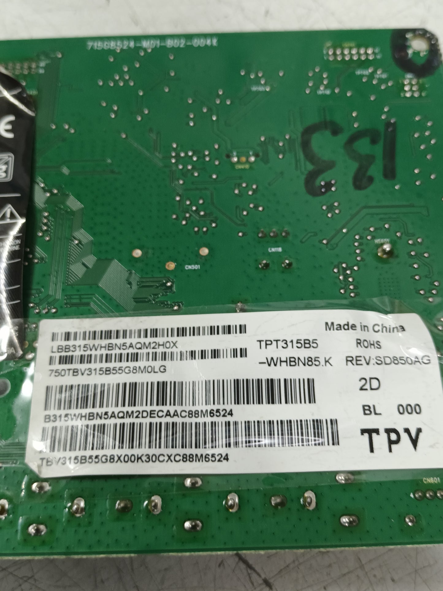 PLACA MAIN, 715G8524-M01-B02-004K, de tv LG32LK500BPL