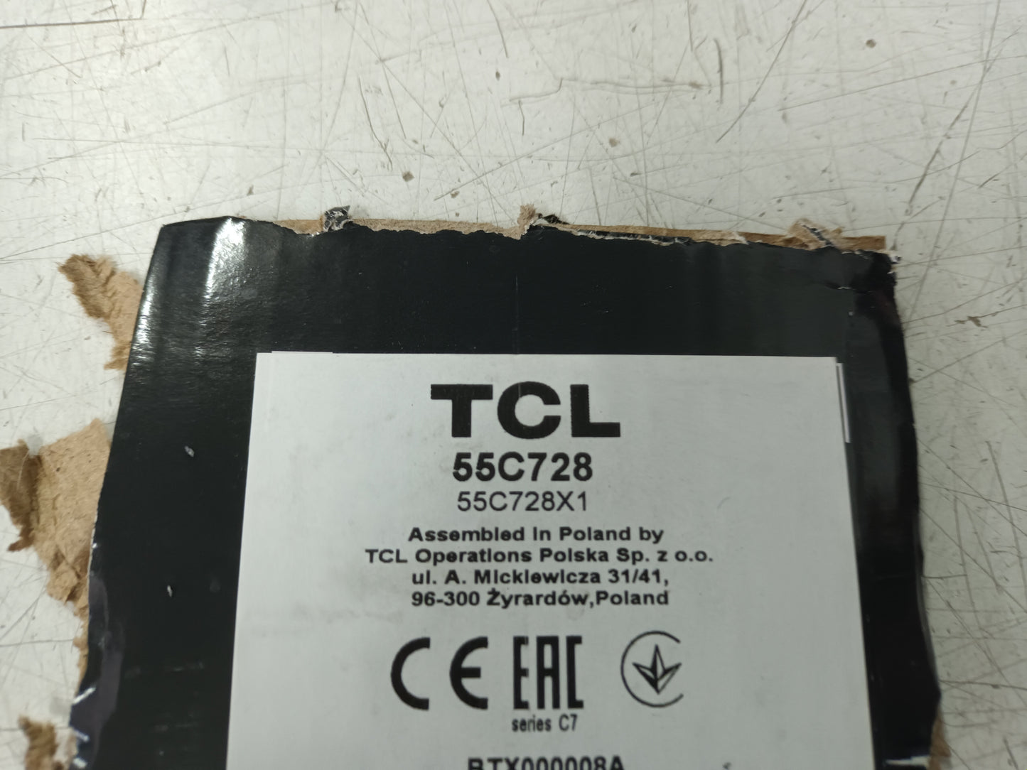 soporte, peana de TCL 55C728X1, NUEVO