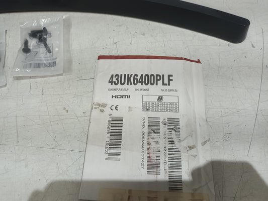 SOPORTE TV LG43UK6400PLF, NUEVO SIN USO,(ref.188)