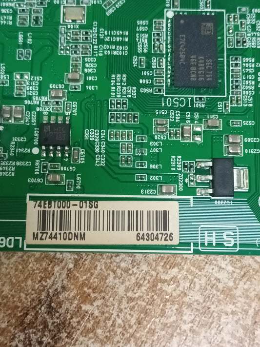 PLACA MAIN, EAX66873003(1.0), EBT64304726, de TV LG43LH590V, NUEVA SIN USAR