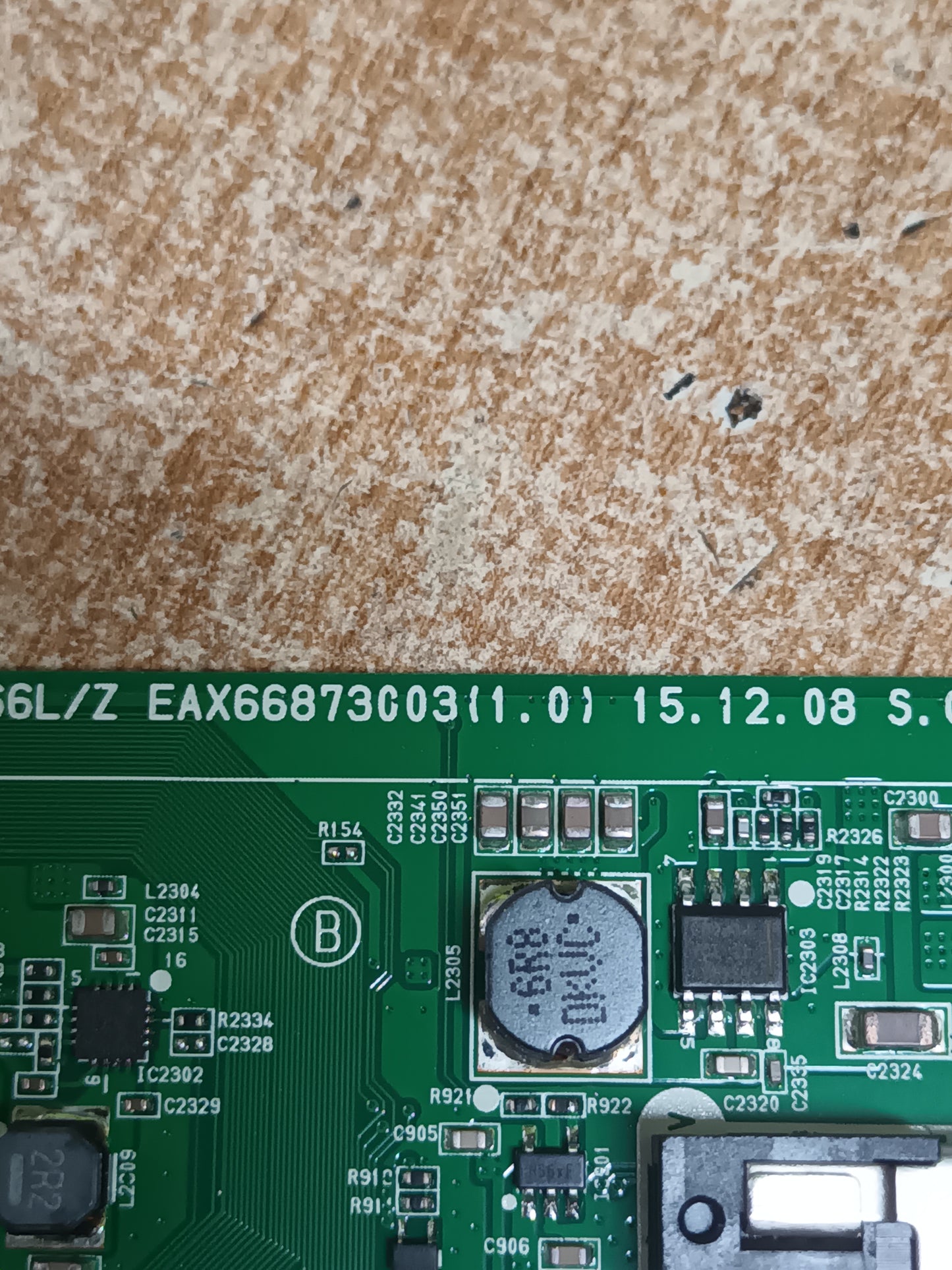 PLACA MAIN, EAX66873003(1.0), EBT64304726, de TV LG43LH590V, NUEVA SIN USAR