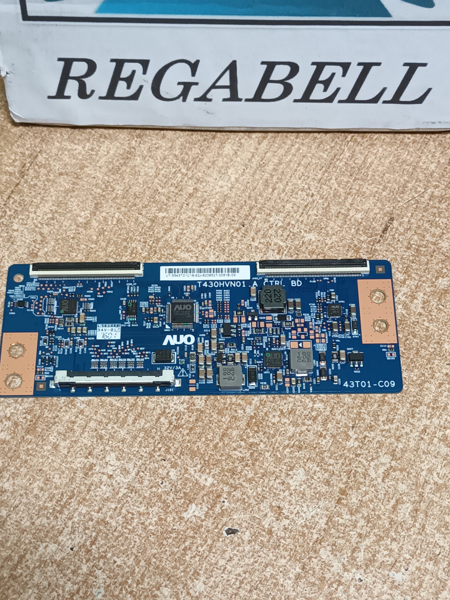 PLACA T-COM, T430HVN01.A, de TV LG43LH604V NUEVA SIN USAR
