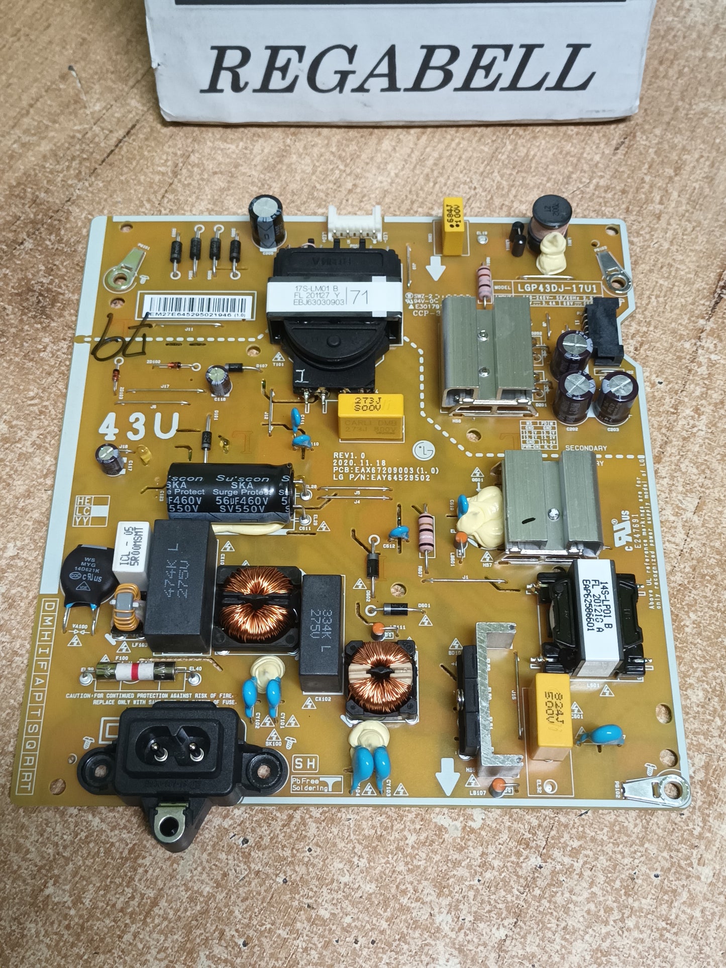 EAX67209003(1.0), NUEVA SIN USAR, de tv LG43UP75003LF