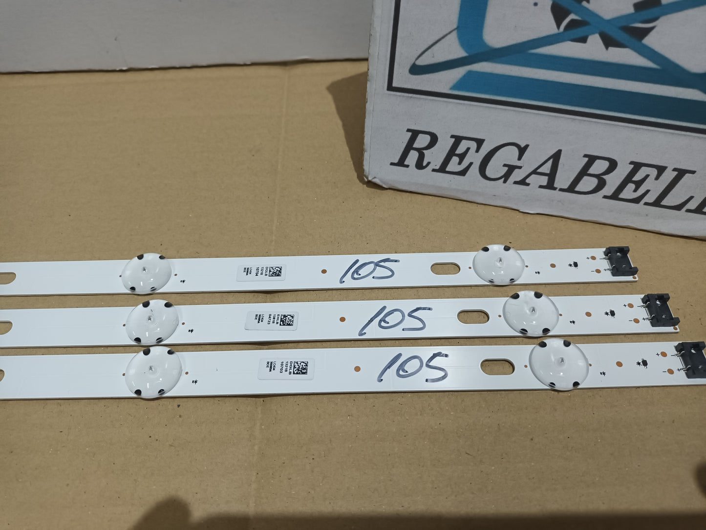 LG43UN71006LB, KIT 3 TIRAS LED, NUEVAS (ref,105)